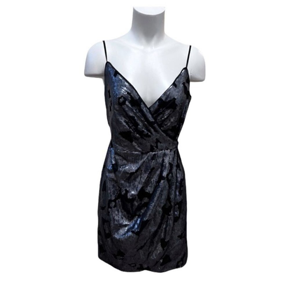 Dynamite  Sequinned Wrap Dress Size Small